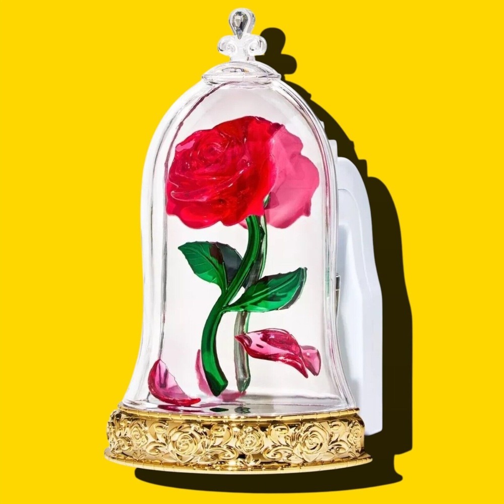 Bath & Body Works DISNEY PRINCESS BELLE ROSE‎ Wallflower NIGHTLIGHT Plug-In